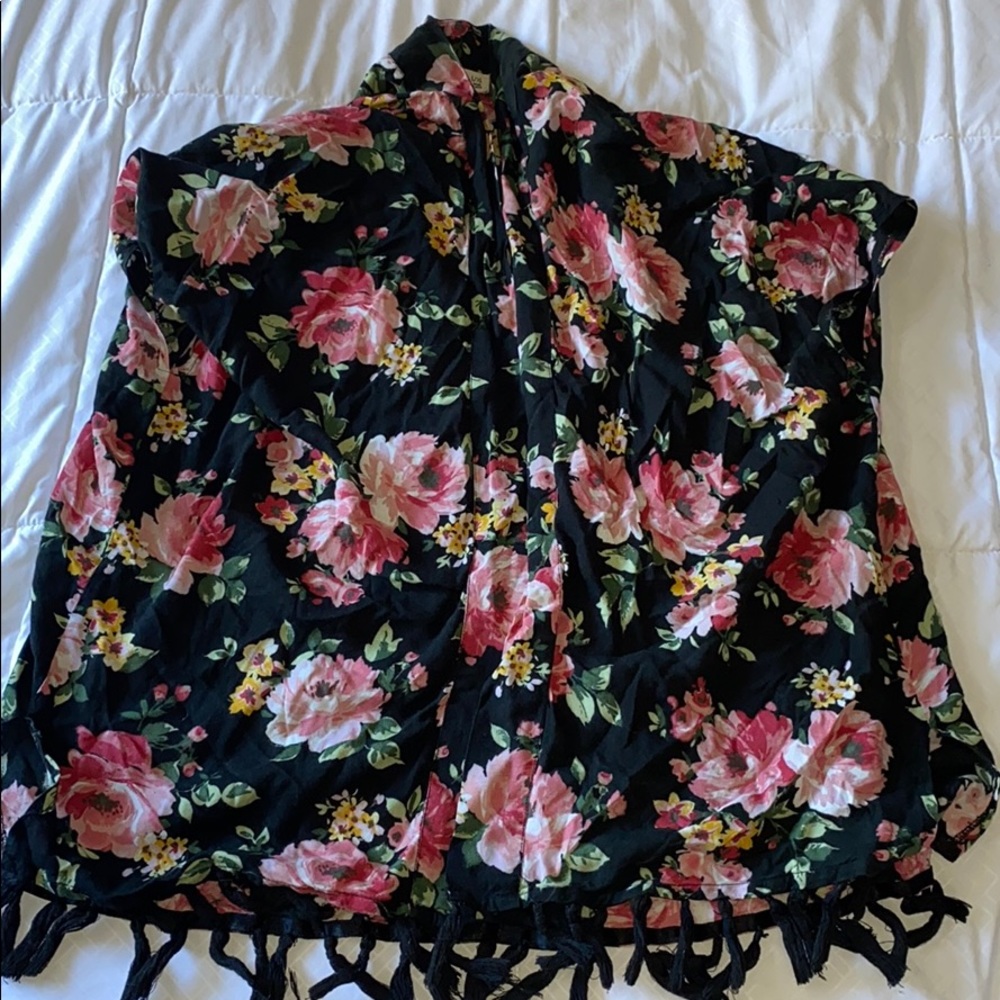 Girls floral kimono/sweater